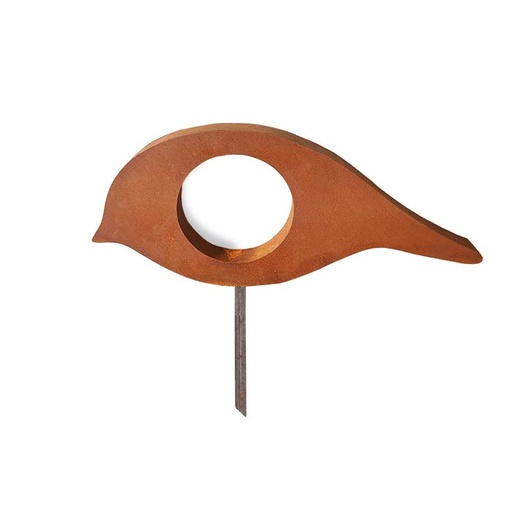 [27139] Bird sculpture tail down 60cm