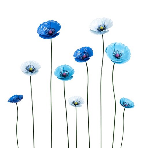 [27917] Stake Poppy Blue S/9