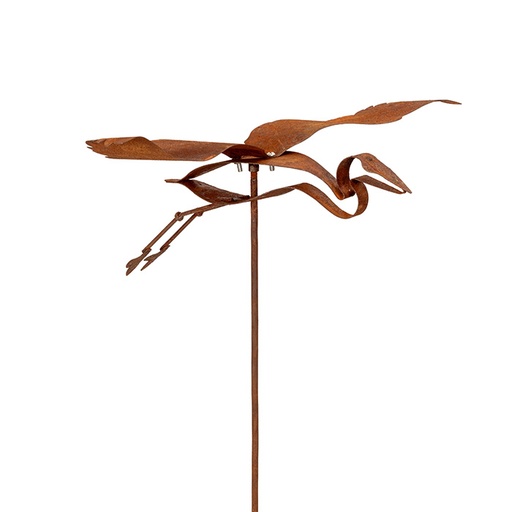 [28013] Small Wading Bird M/Steel Rust