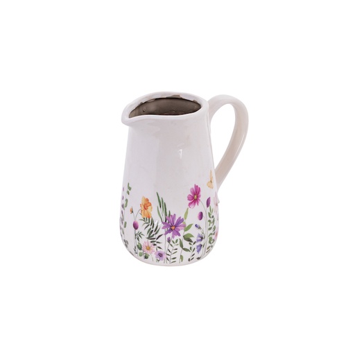 [28778] Jug Wildflower Ceramic