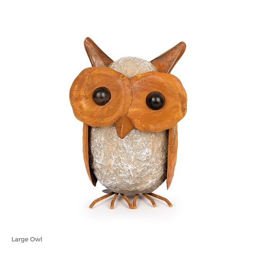 [3300] Owl Resin/Rust Large