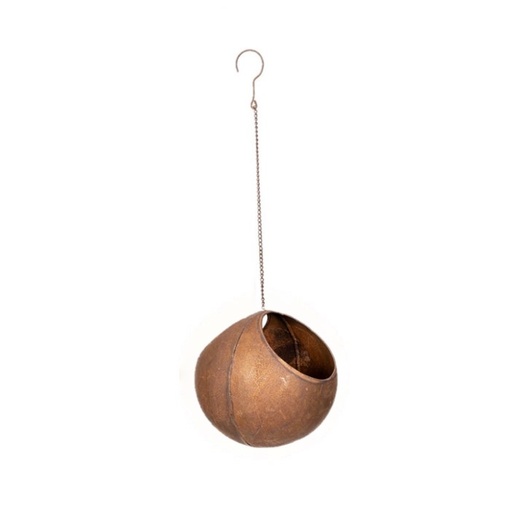 [3652] Ball Rust Hanging Large
