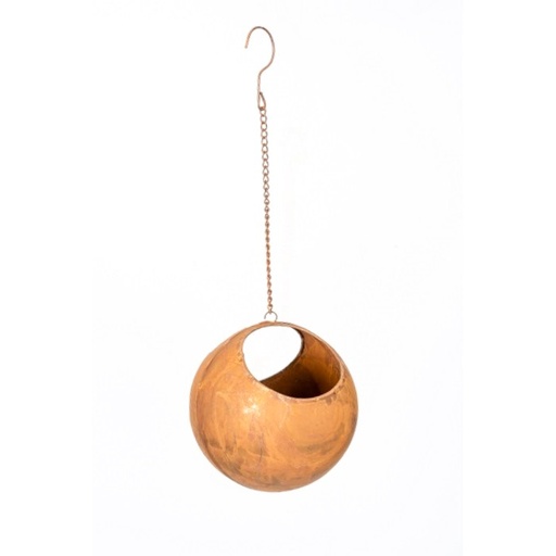 [4345] Ball Rust Hanging Medium