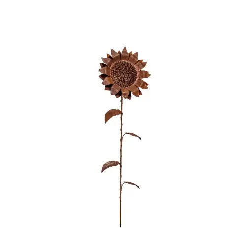[8152] Stake Sunflower Rust Small