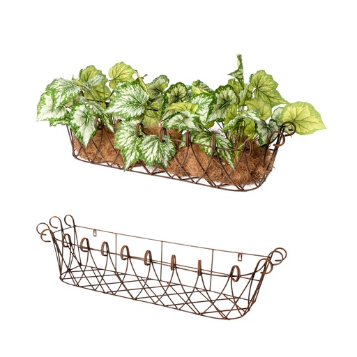[9524] Window Box Rust Large