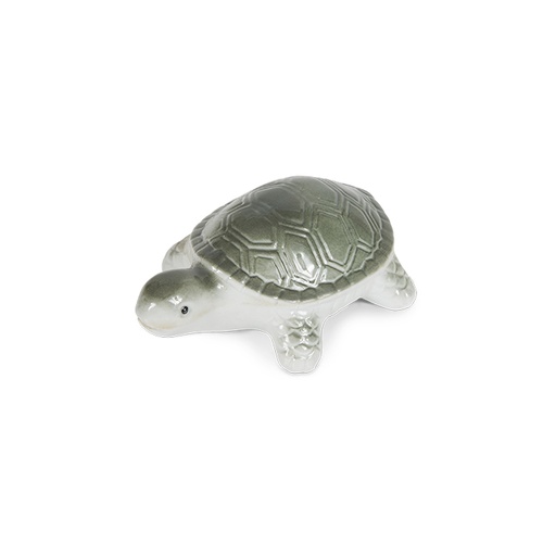 [9760] Floating Turtle Porcelain Sm