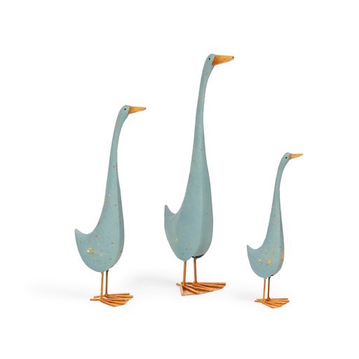 [26293] Duck Tall Sea Blue S/3