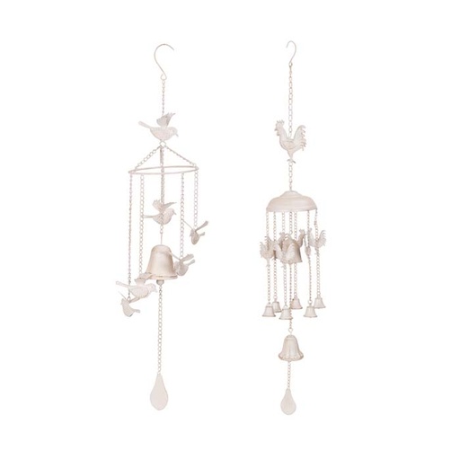 [26866] Wind Chime B/R Cast Iron WH