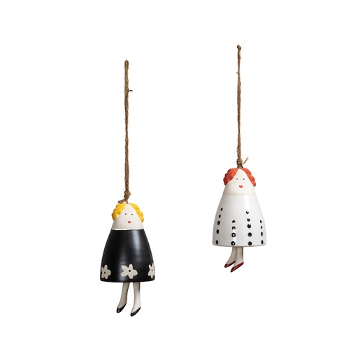 [27450] Ceramic Bell Girls Medium