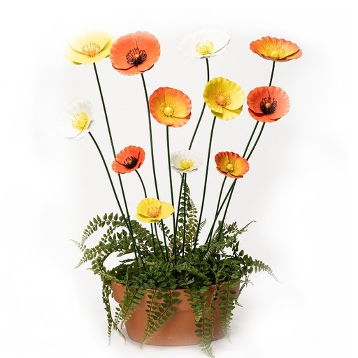 [15648] Stake Poppy Sunset S/3 -: