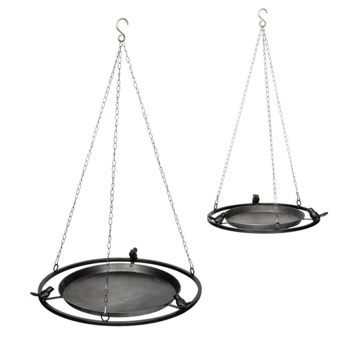 [15839] Bird Feeder Zinc S/2