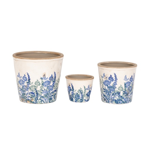[26972] Pot Lavender Tall S/3