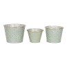[27320] Pot Zinc Ornamental Grn S/3 - 