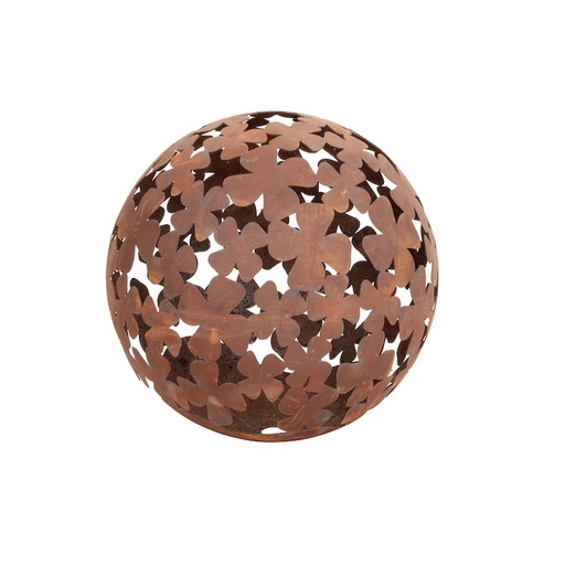 [30061] Ball Corten Flower 40cm:25371
