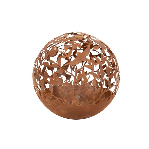[30153] Ball Corten Bird 40cm:30061